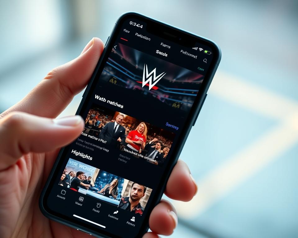 Assistir WWE online pelo celular