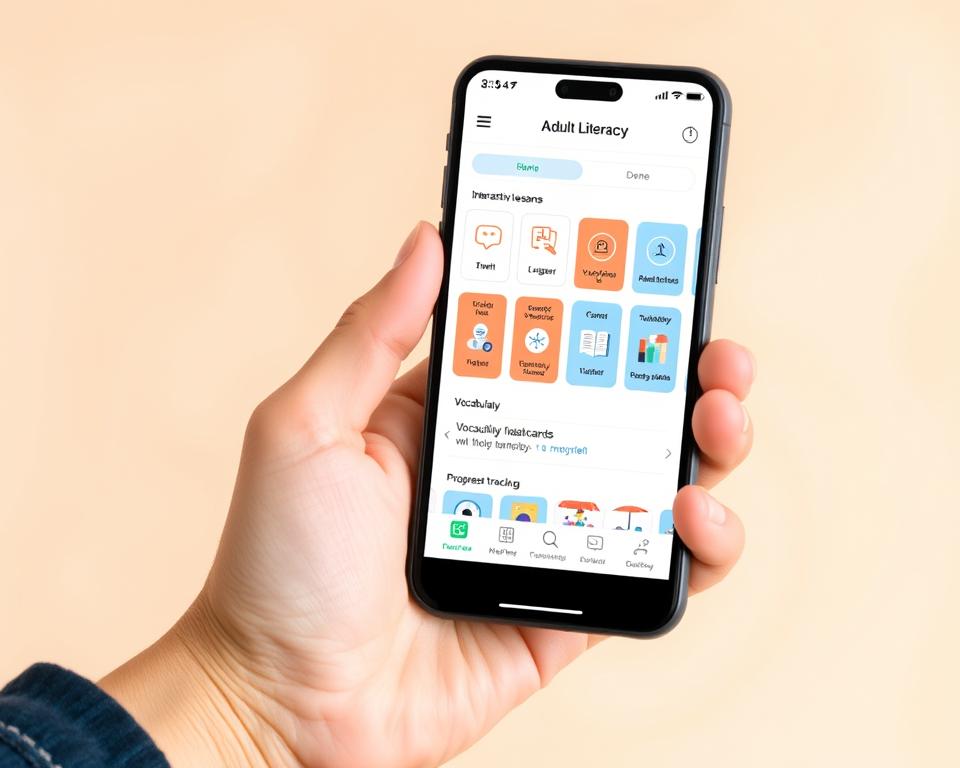 aplicativo para alfabetização de adultos