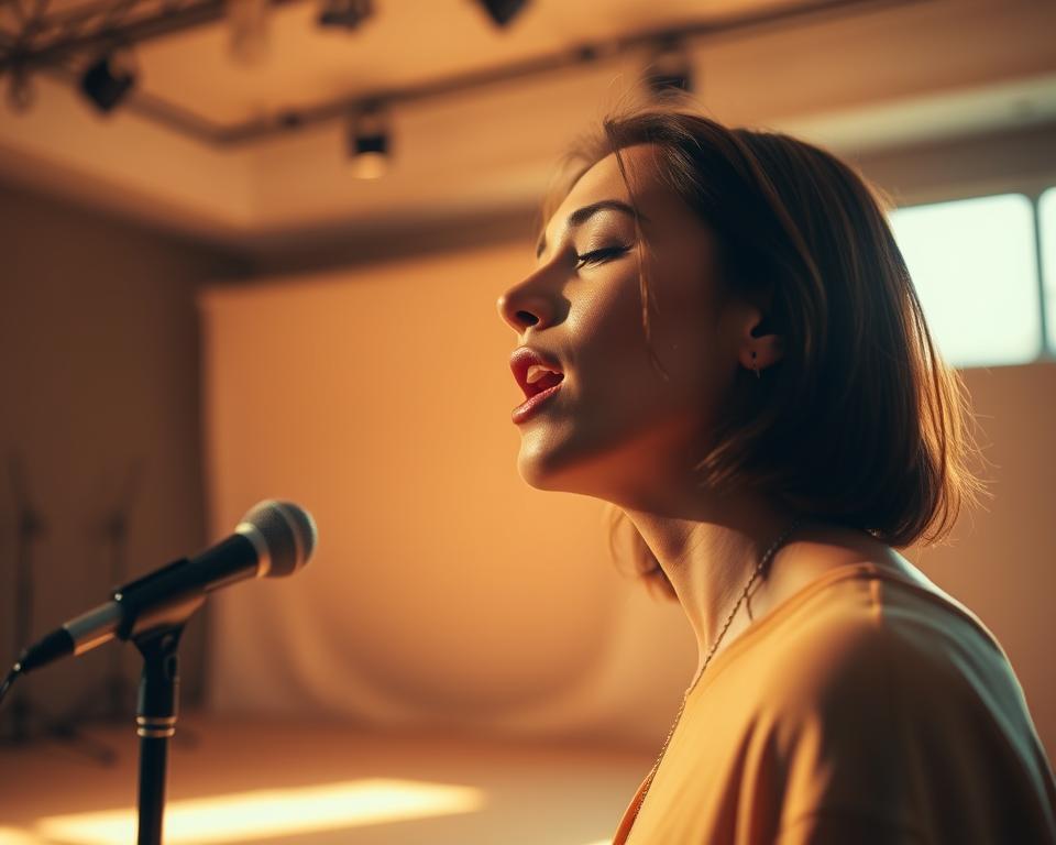 importância de cantar afinado