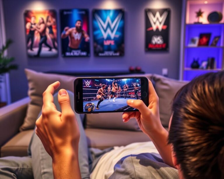 Assistir WWE online pelo celular