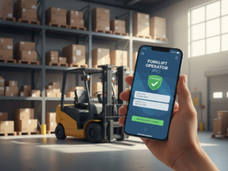 Obtenha certificação de operador de empilhadeira pelo app