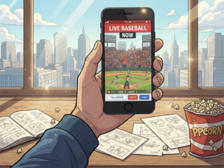 Aplicativo gratuito para assistir a jogos de beisebol ao vivo