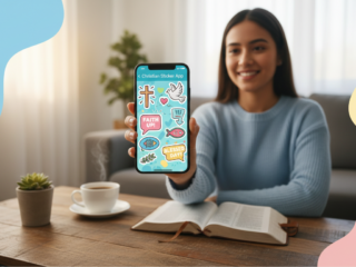 Aplicativo de Figurinha Cristã