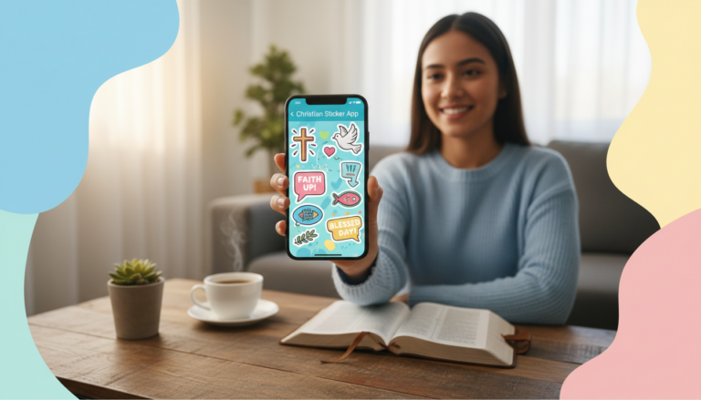 Aplicativo de Figurinha Cristã