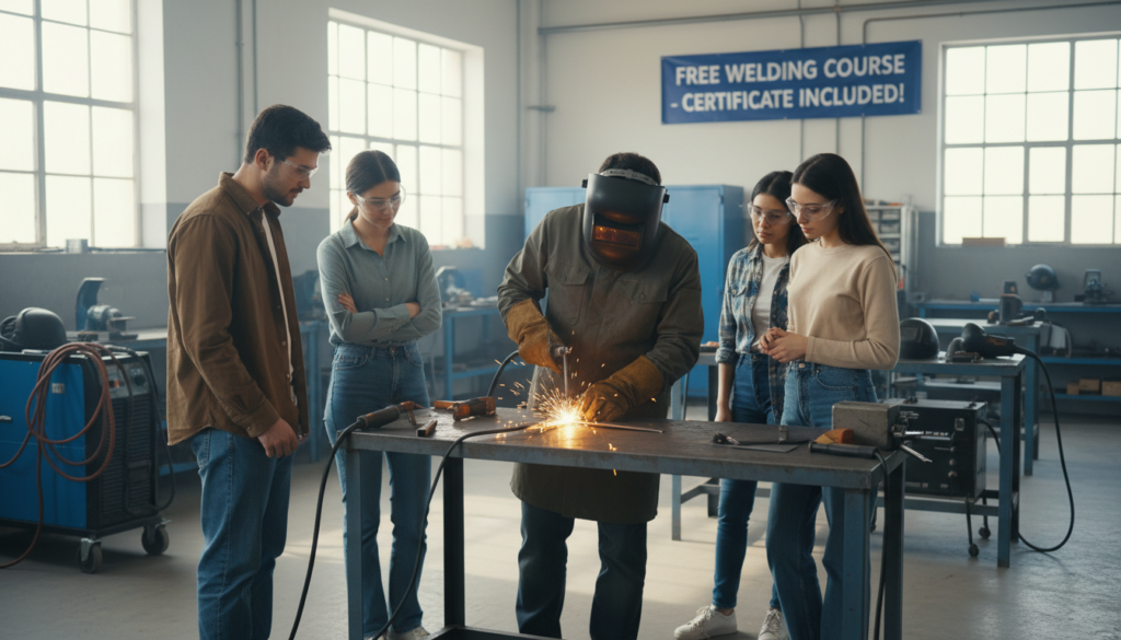 Definição do curso de soldador