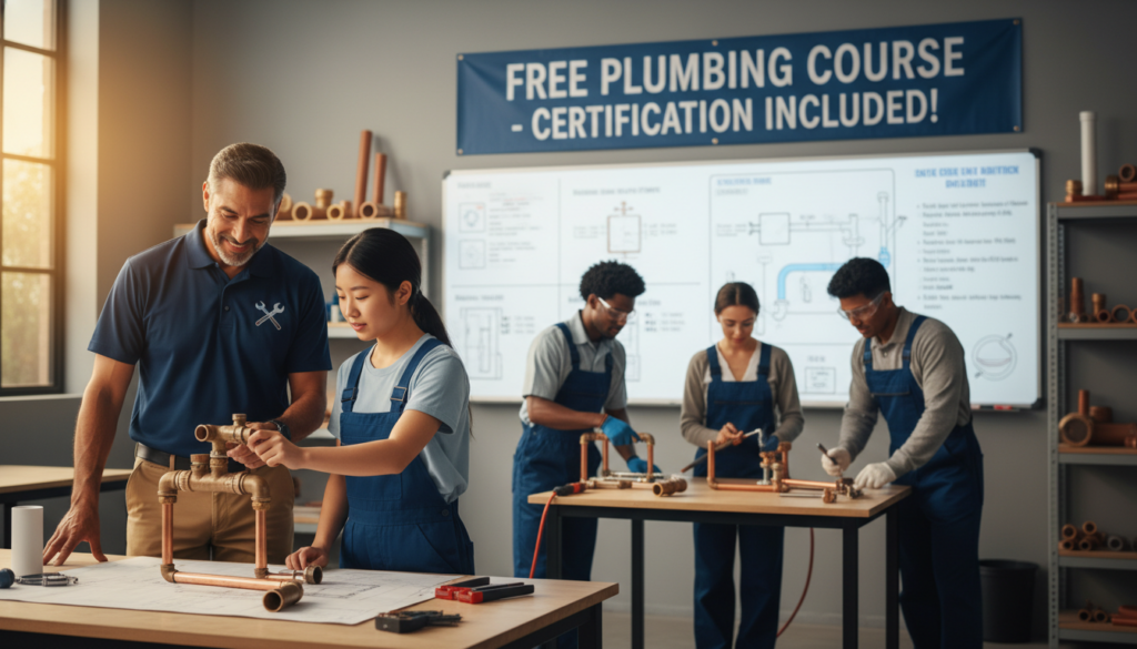 benefícios do curso de encanador