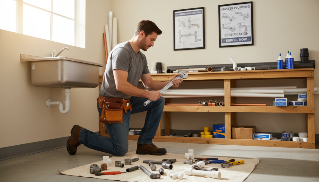 definição de curso de encanador